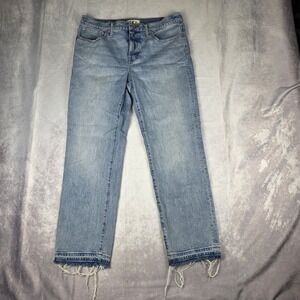 Madewell Jeans Womens Size 31 Mid Rise 90s Straight Jean Barbosa Wash Blue Pants
